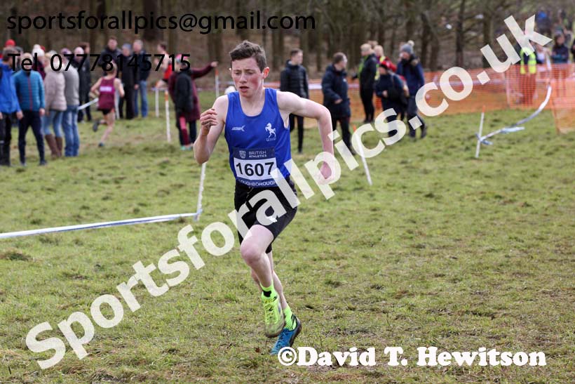 Boys under-15s 2019 British Athletics Inter Counties Cross Country, Prestwood Hall, Loughborough. Photo:  David T. Hewitson/Sports for All Pics